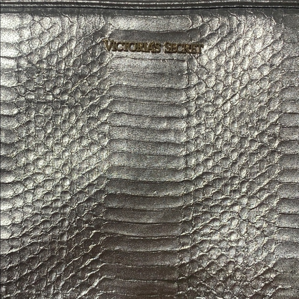 Silver Metallic Victoria’s Secret Crossbody Purse - Picture 2 of 3